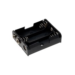Comfortable AA Battery Holders with Snap Terminal
