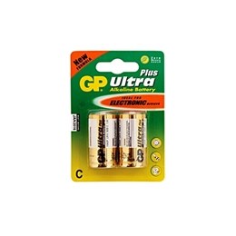 GP Ultra Plus 2 x C size alkaline GP14U-C2