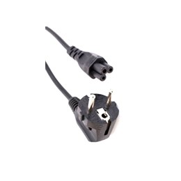 SCHUKO plug to Cloverleaf C5 socket 1.8M 6A Black