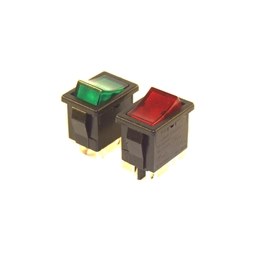 Miniature Illuminated 6A rocker switches