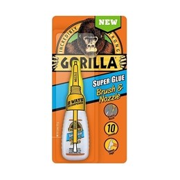 Gorilla Glue Brush & Nozzle Super Glue 12g