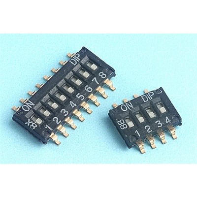 Diptronics NHDS Half-pitch SMD DIL switches