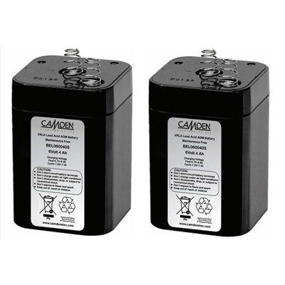 Lead-Acid 6.0v Lantern BatteryBEL060040S  PJ996 - Pack of 2
