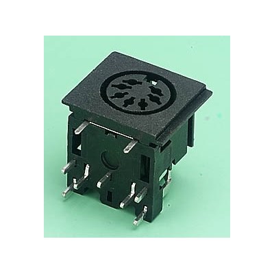 8 pin PCB DIN socket Non-RoHS