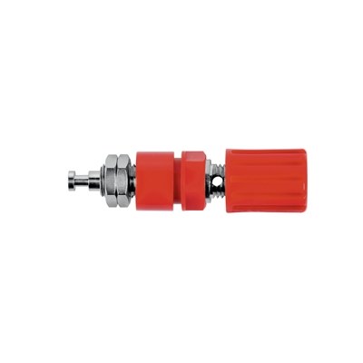 4mm terminal post. Ni contacts. 36A Red POL6718/Ni Red