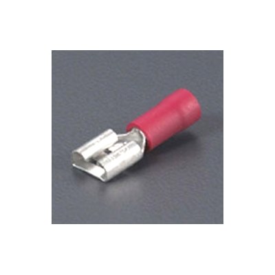 Female spade receptacle - Red 2.8mm x 0.5mm (Pk x 100)