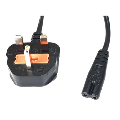 C7 Fig 8 2 Pin 1.9M to UK 3A Plug