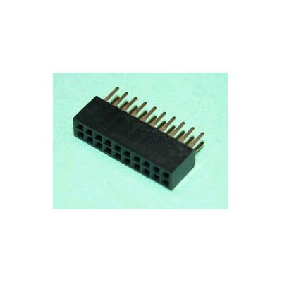 1.27mm dual PCB socket 5+5 way
