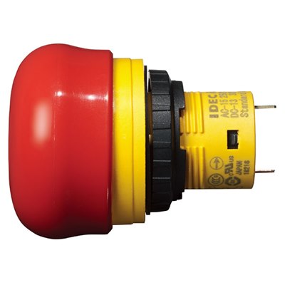 IDEC X6  16mm Emergency Stop Switch 30mm Mushroom, DPST-NC