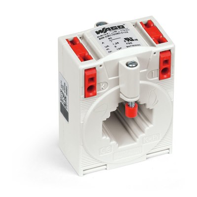Wago 855 Series DIN Rail Current Transformer; Primary 50A; Secondary 1A; Power 1.24VA