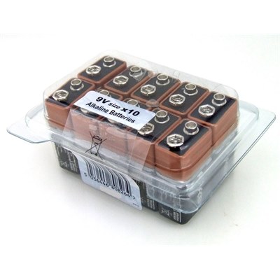Duracell 9V PP3 Alkaline BatteryBulk Pack 24
