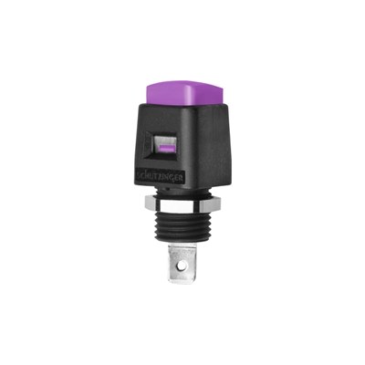Quick Release 4mm Terminal. 16A ESD498Purple