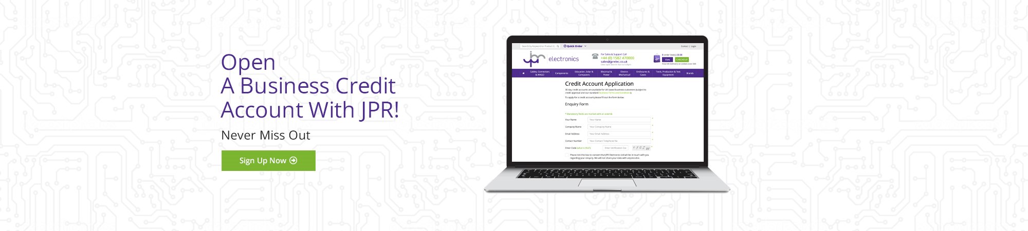 Credit Account Banner