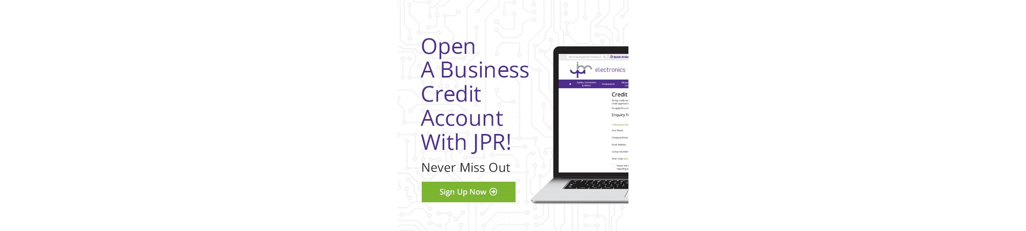 Credit Account Banner