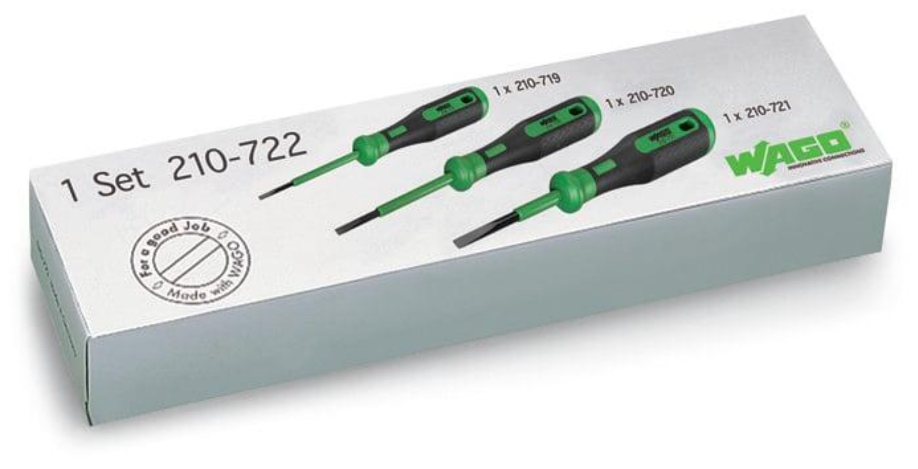 WAGO 210-722; Operating tool set with partially insulated shaft