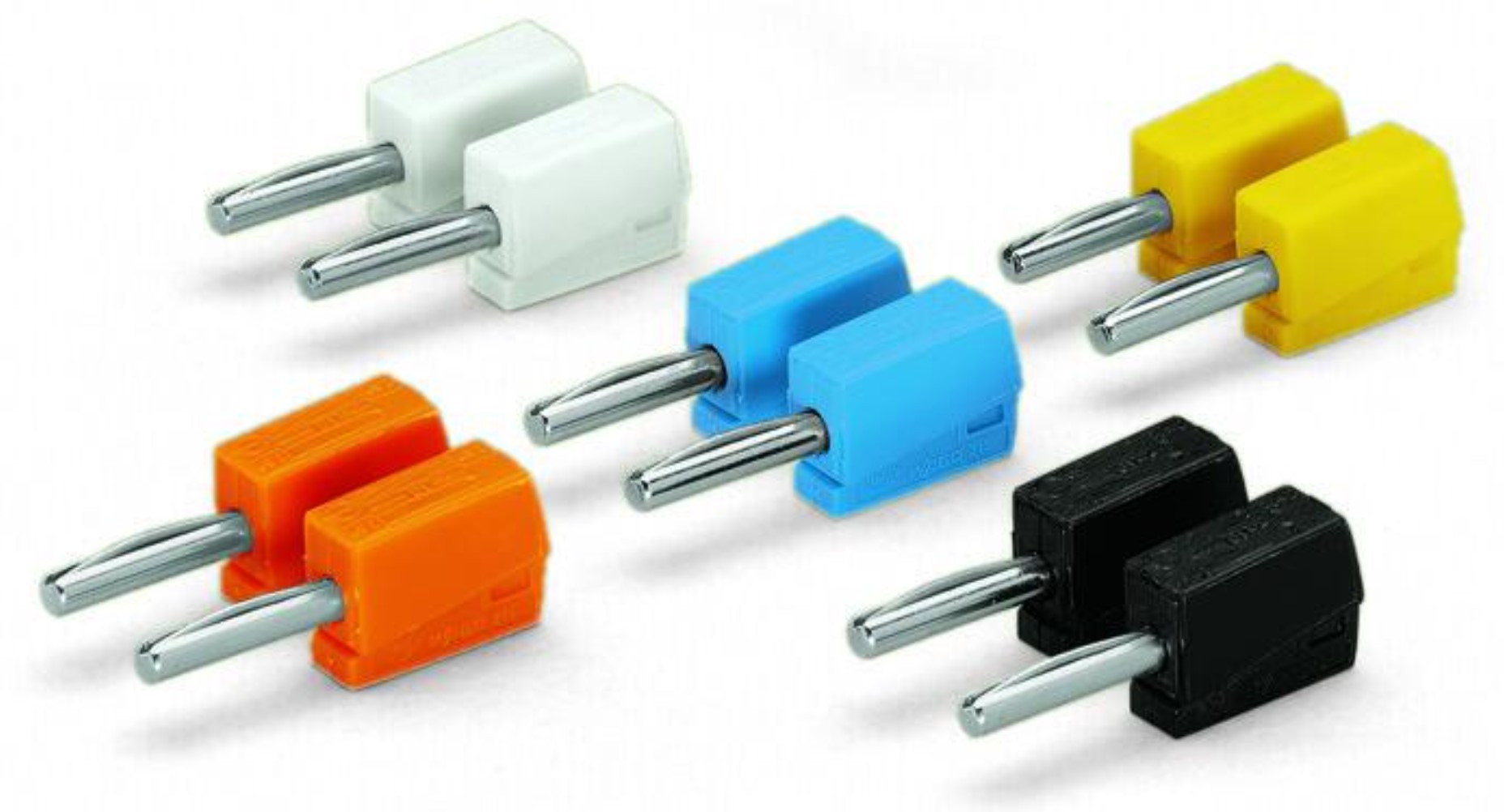 WAGO 215-111 Banana plug; 4mmØ socket; colour mixed; 10x each; 2,50mm²