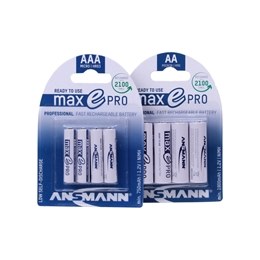 Ansmann NiMH MaxE Pro Batteries