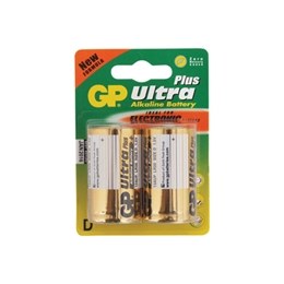 GP Ultra Plus 2 x D size alkaline GP13AU-C2