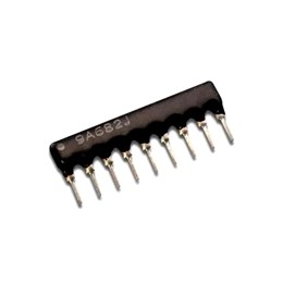 8 Commoned Resistors - 9 Pin Package