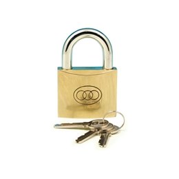 TRC25PAD1 Brass Padlock + 3keys