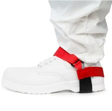 ESD Heel Grounder with Hook and Loop Fastener