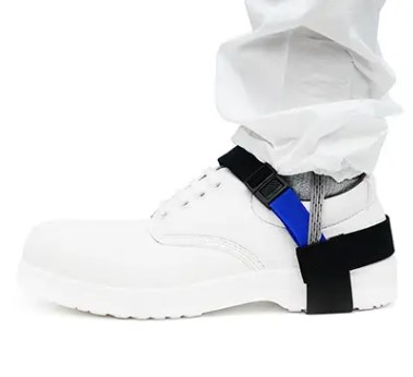 ESD Heel Grounder with Clip Fastener