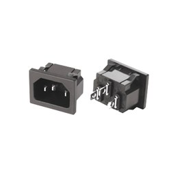 C14 IEC Snap Fit Inlet Richbay R-301SN Series