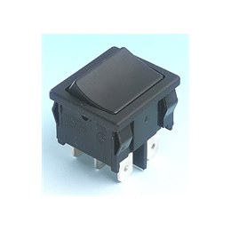 Everel DPDT Miniature Rocker Switch A41L311000