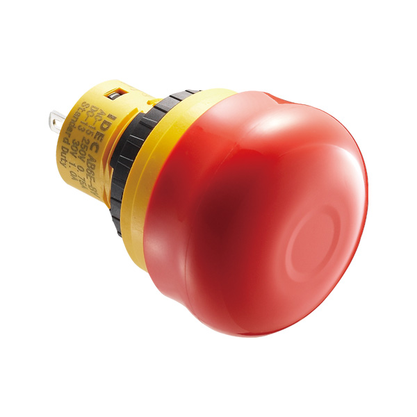 IDEC X6 16mm Emergency Stop Switch 30mm Mushroom