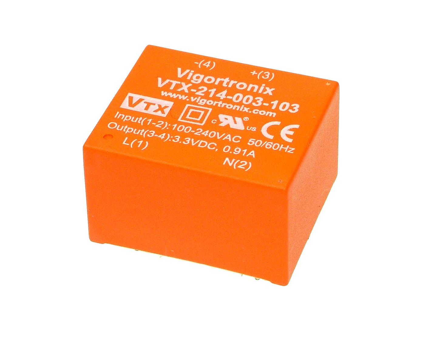 Vigortronix VTX-214-003-1 AC-DC Converter 3 Watt