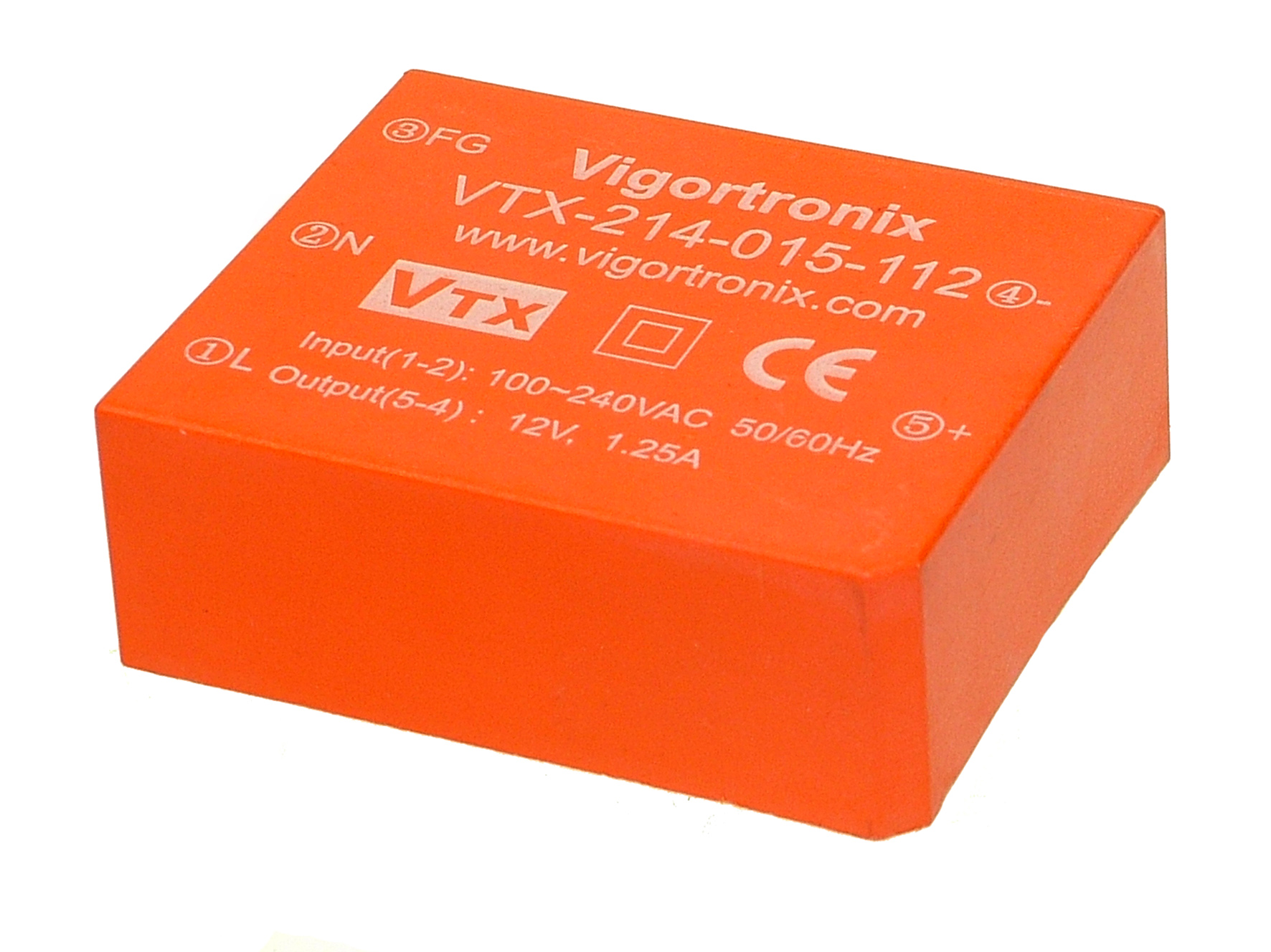 Vigortronix VTX-214-015-1 AC-DC Converter 15 Watt