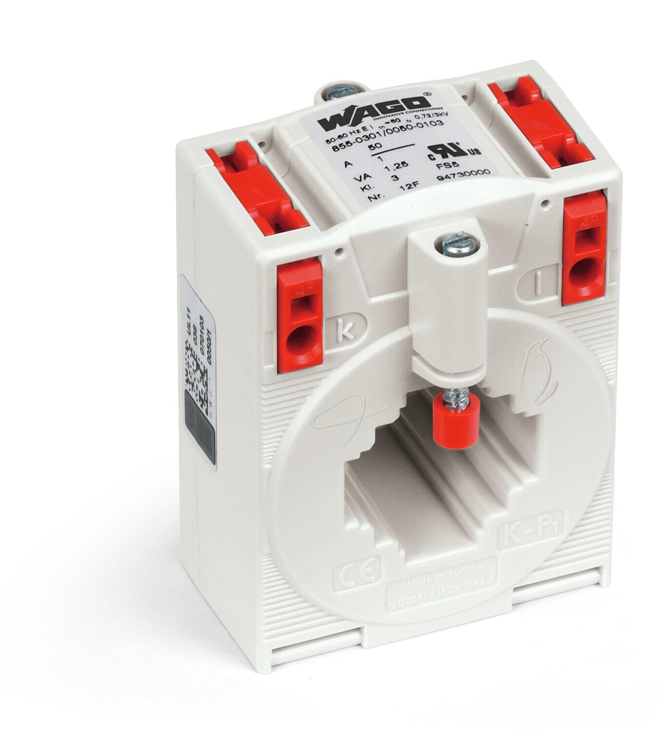 WAGO 855 Series DIN Rail Current Transformer; 50A