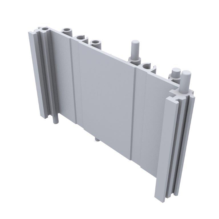 CamdenBoss 107mm Euro Modular DIN Rail Support