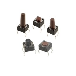 Diptronics DTS-6 Series TACT Switches 6x6mm