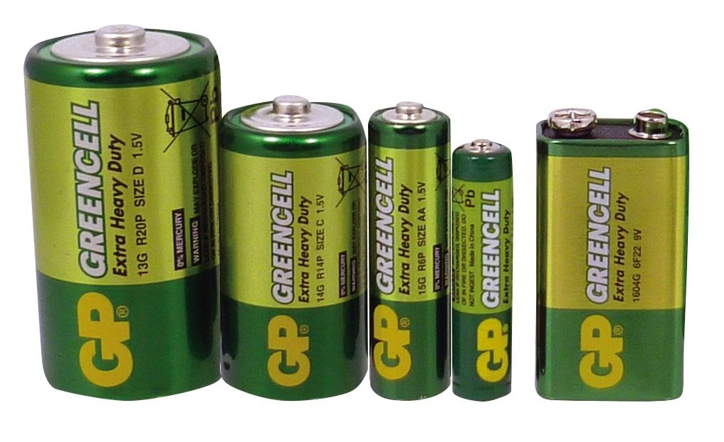 GP Zinc Chloride Batteries