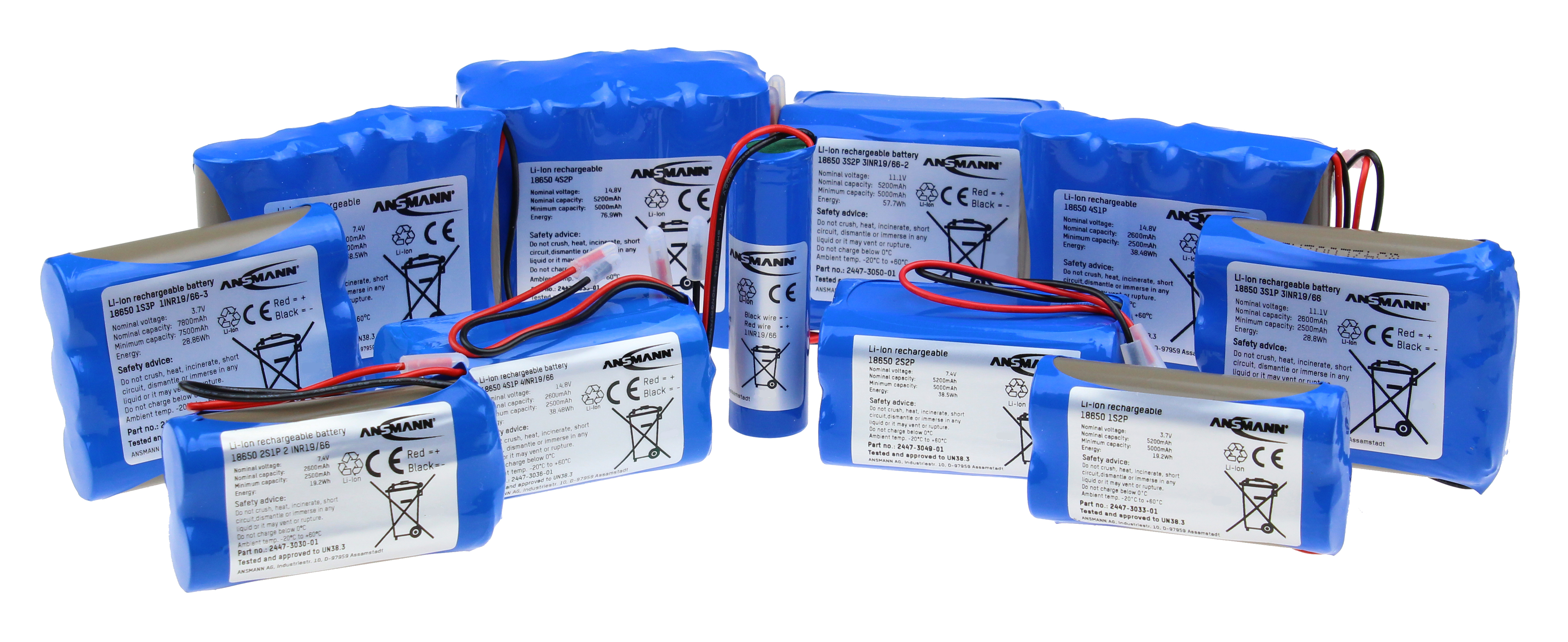 Ansmann Li-ion Battery Packs