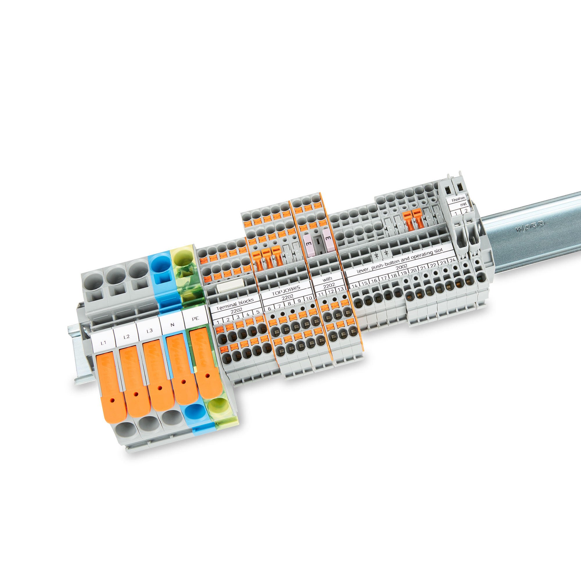 WAGO DIN Rail Connectors