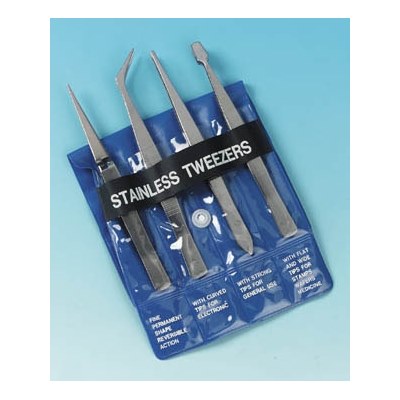 4 pc Tweezer Set