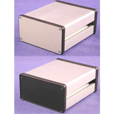 1455NC1601 Aluminium Enclosure 160x103x53 Metal ends