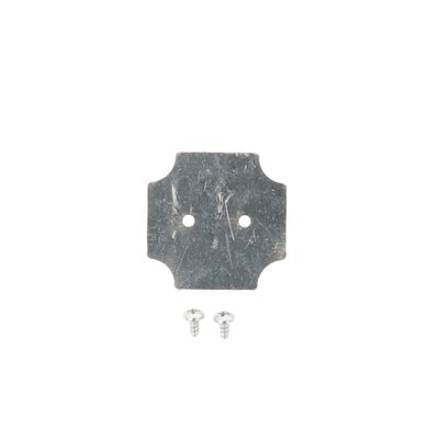 Hammond 1555AFPL Mounting Panel for Flanged 1555A Enclosures Galvanized 41 x 40 x 2mm