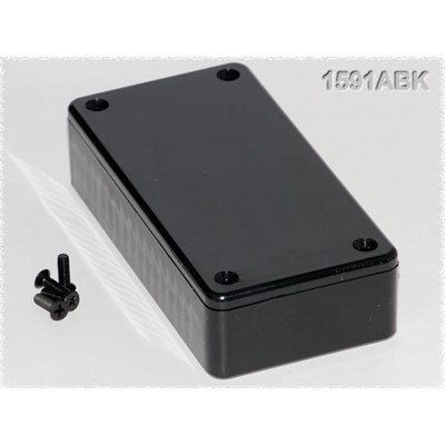 Black F/R Enclosure 100Lx50Wx25H 1591ABK