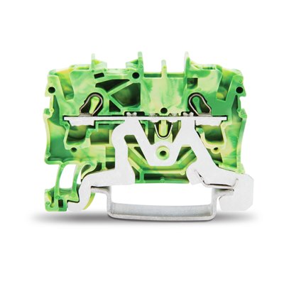 Wago 2002-1207 Green/Yellow 2-conductor Terminal Block