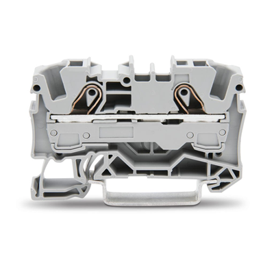 Wago 2 Way DIN Rail Terminal Block