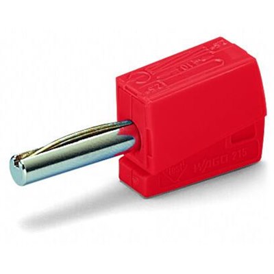 WAGO 215-212 Red; Banana plug; for socket 4 mm Ø; 2,50 mm²