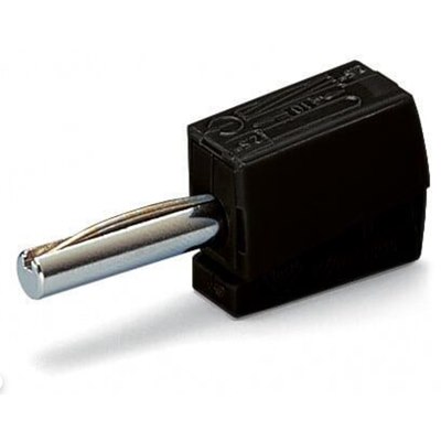 WAGO 215-311 Black; Banana plug; for socket 4mm Ø; 2,50 mm²