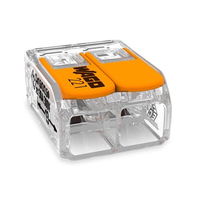 WAGO 221-612 2 Port Splicing Connector (Box quantity 50pcs)