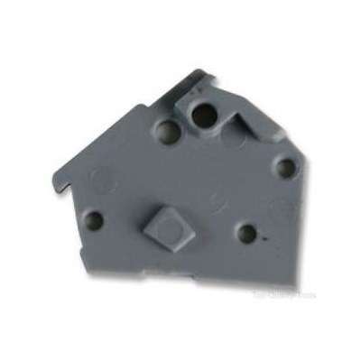 Wago 256-100 End plate; snap-fit type; 1 mm thick