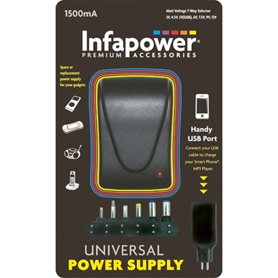 Universal mains adaptor 1500mAP003