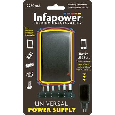Universal mains adaptor 2250mAP004