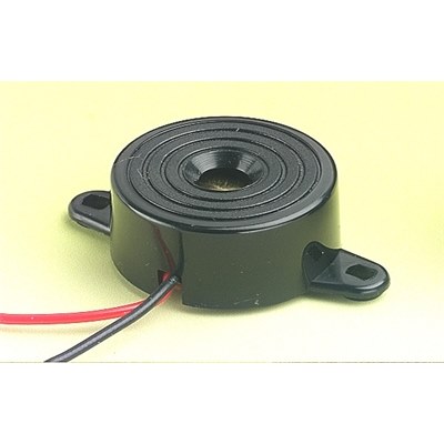 Piezo buzzer 23mm & leads